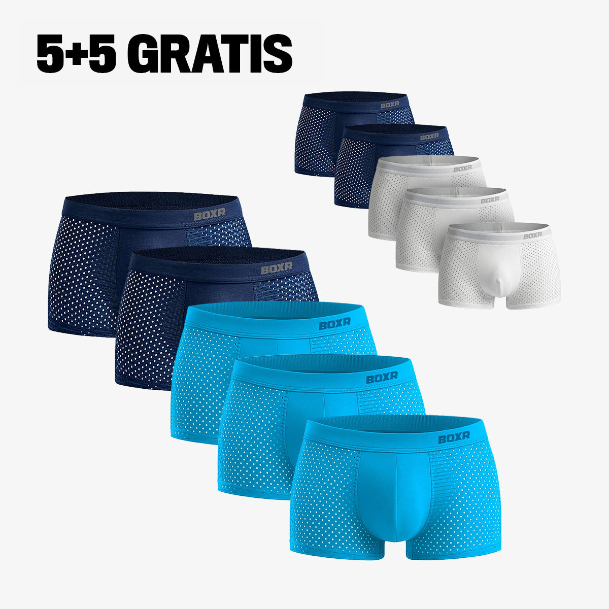 Nordic™ | Premium Bamboo Boxers - Pack 5+5 FREE