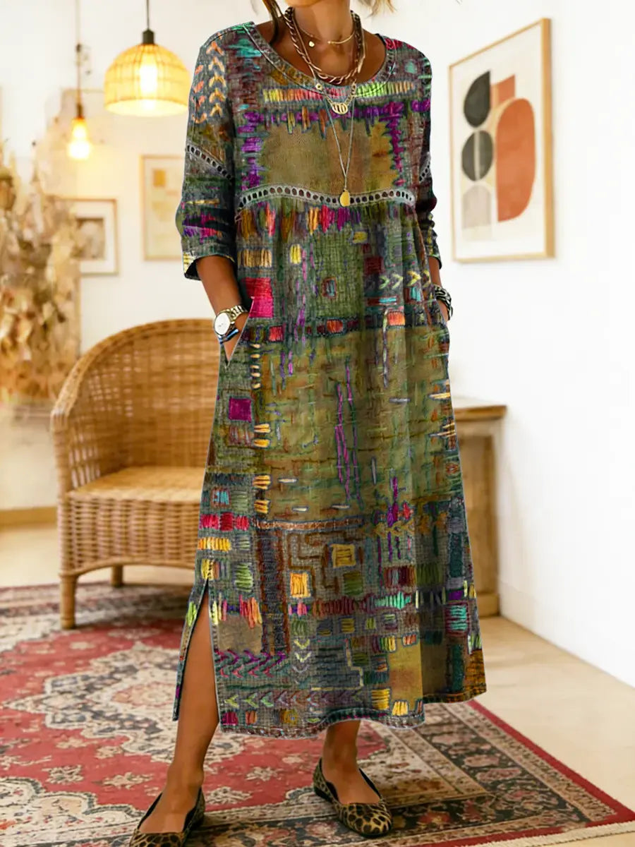 MANUELA™ | High-Fashion Denim Dress