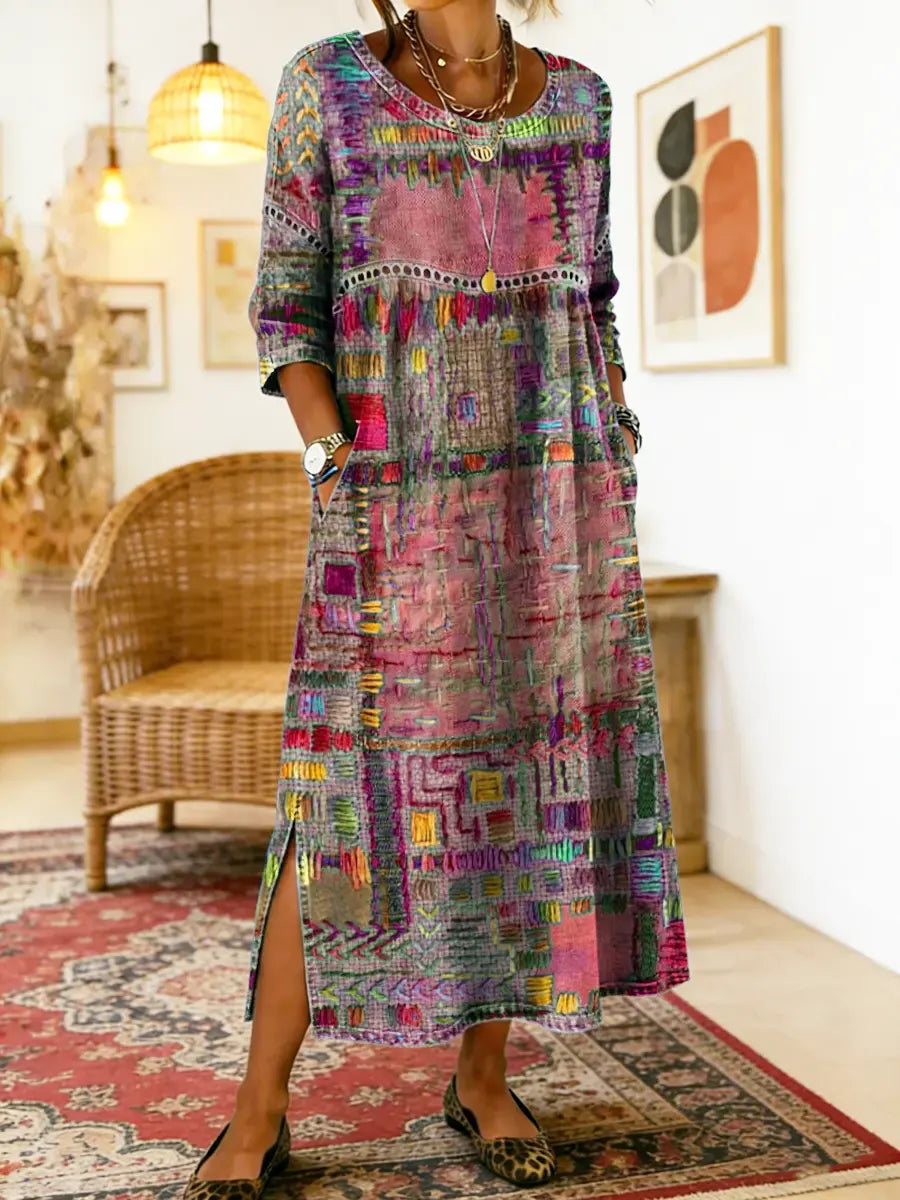 MANUELA™ | High-Fashion Denim Dress