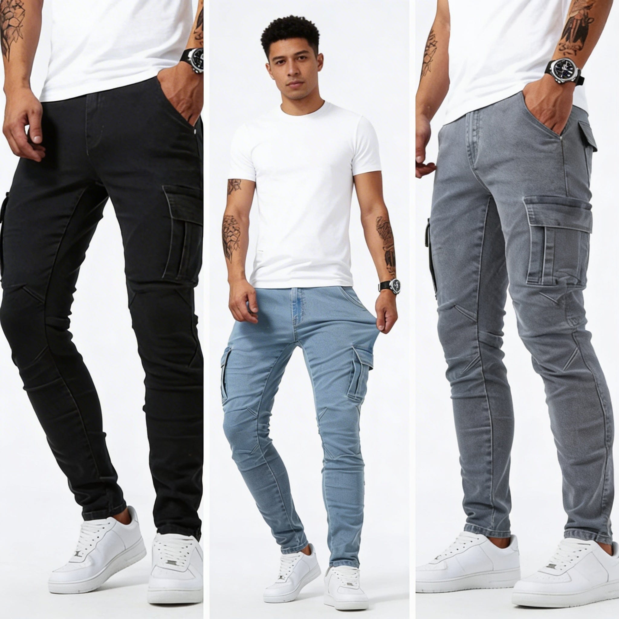 LUIS™ | Vaqueros Cargo Premium de Corte Exclusivo