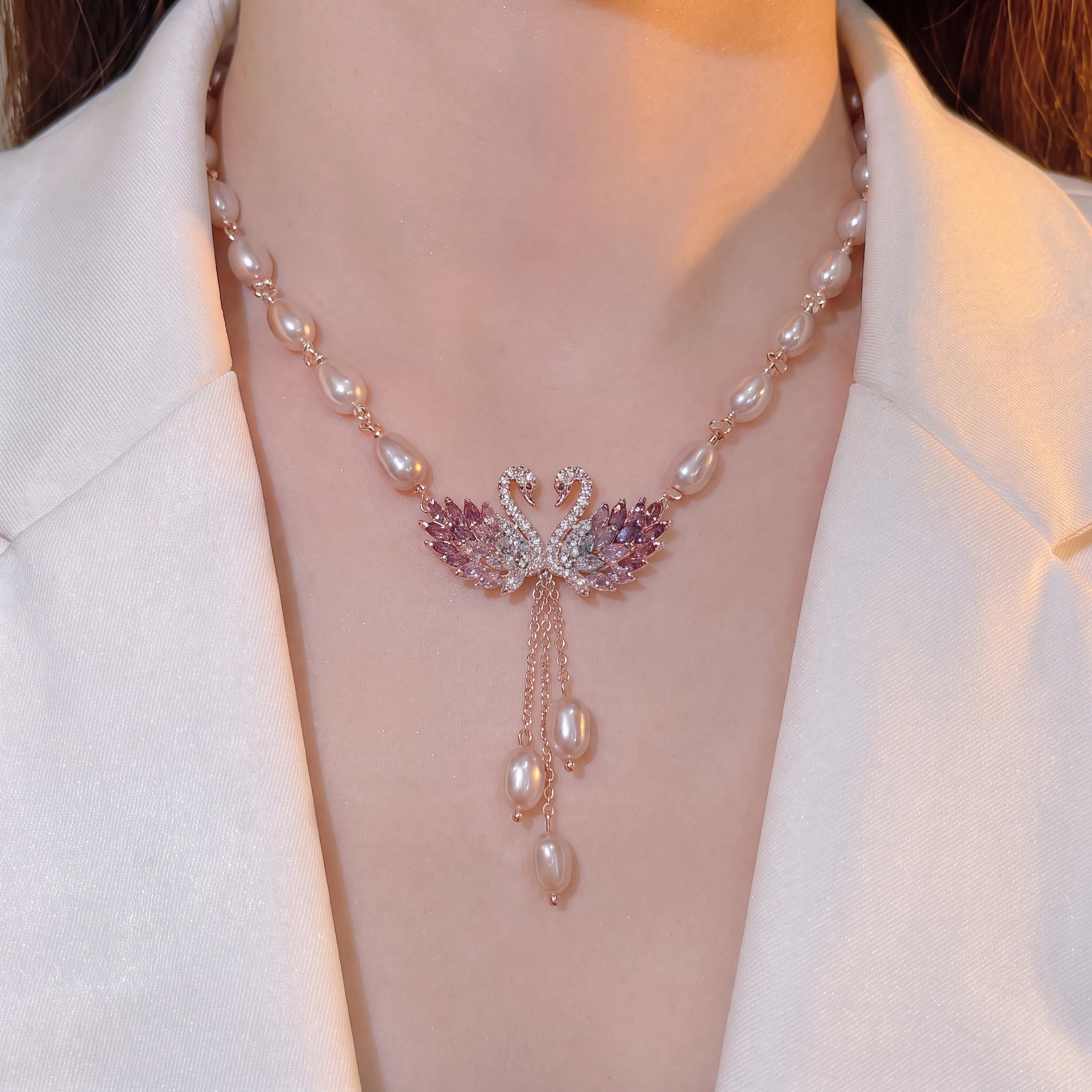 Amore™ | Collar de Flamencos de Cristal (2+1 GRATIS)