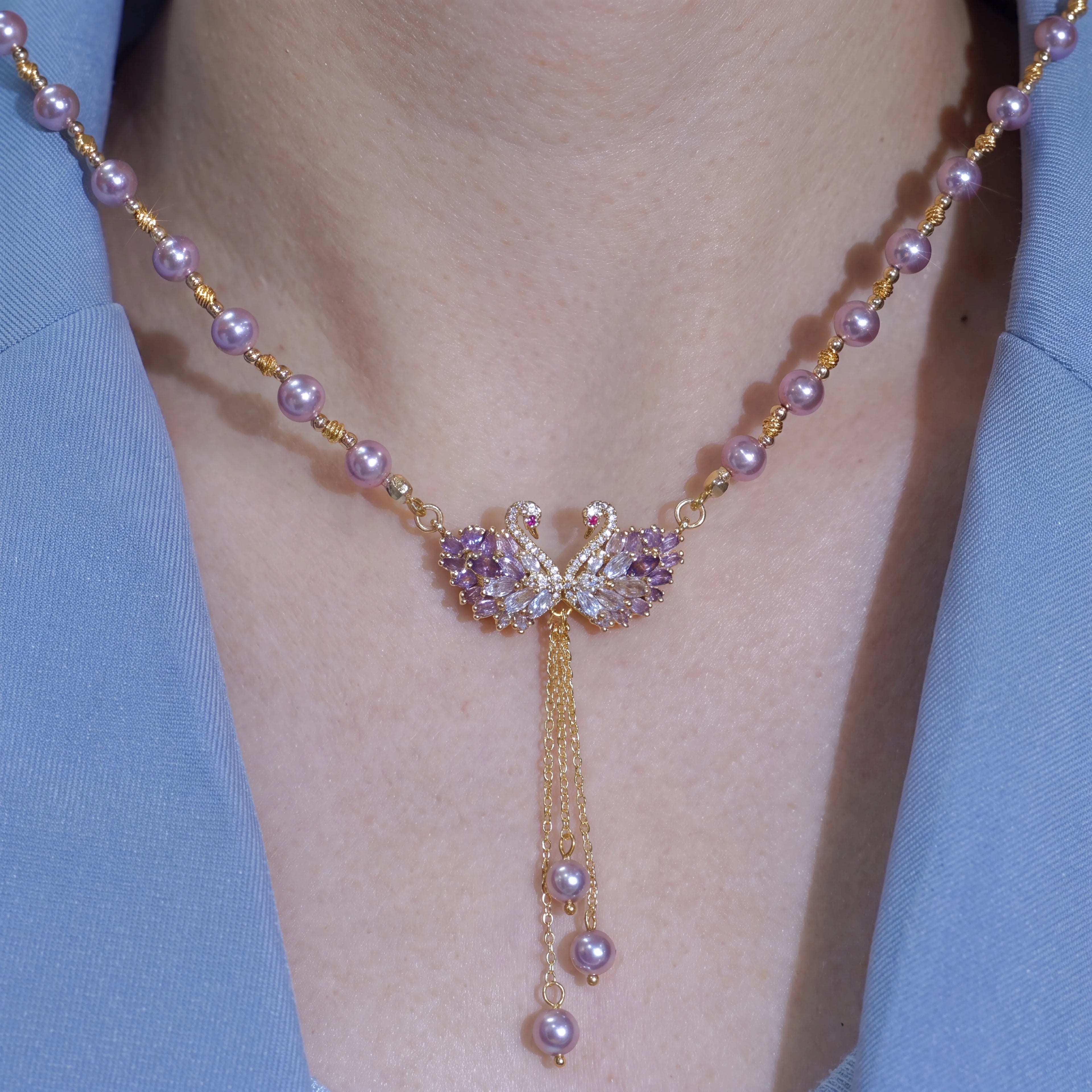 Amore™ | Collar de Flamencos de Cristal (2+1 GRATIS)