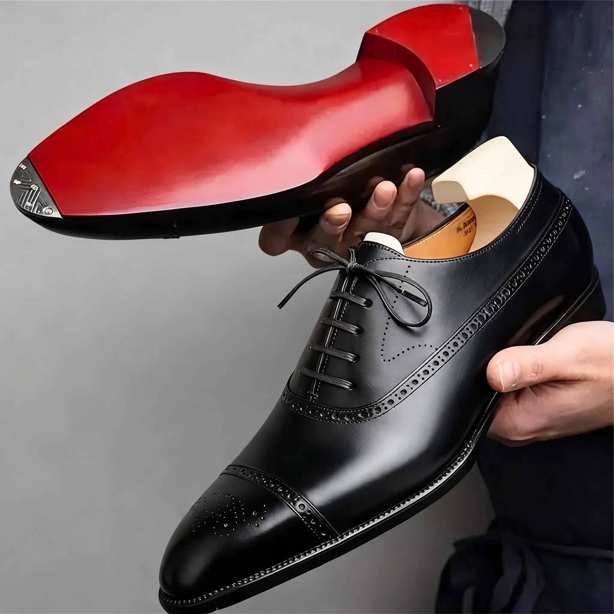 Oxford™ | Zapatos Brogue de Cuero