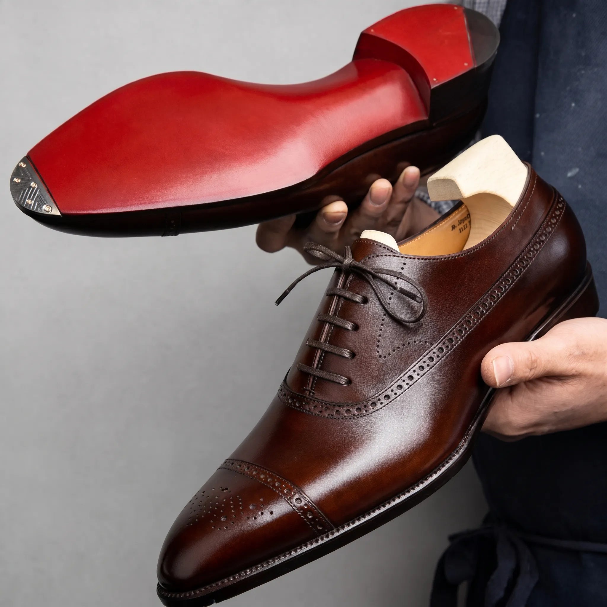 Oxford™ | Leather Brogue Shoes