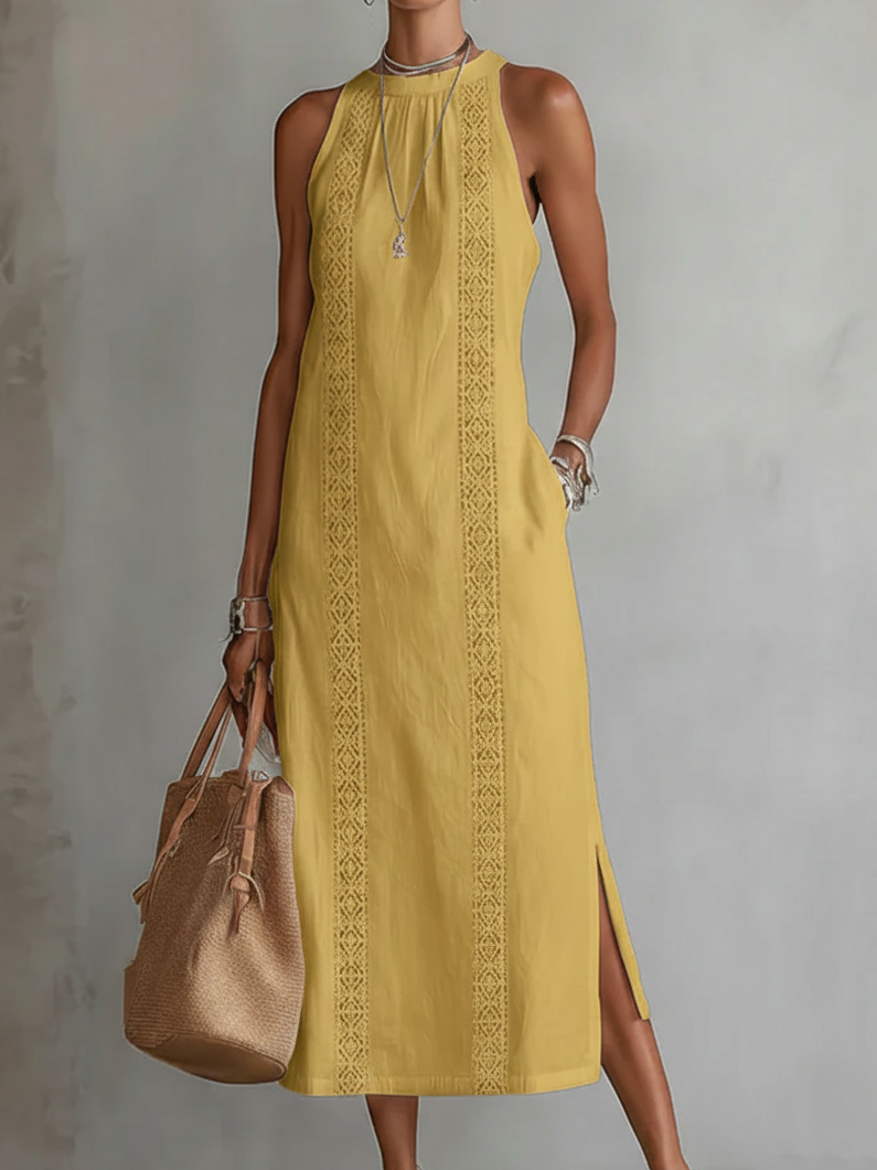JIMENA™ | Vestido Midi Premium de Bordado Elegante