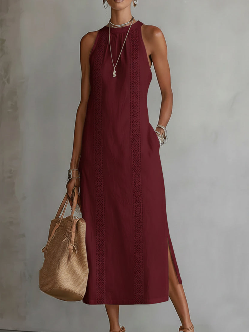 JIMENA™ | Vestido Midi Premium de Bordado Elegante