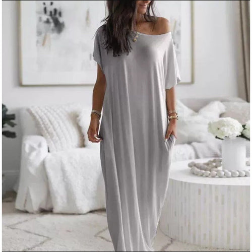 AMALIA™ | Premium langes Kleid mit Taschen