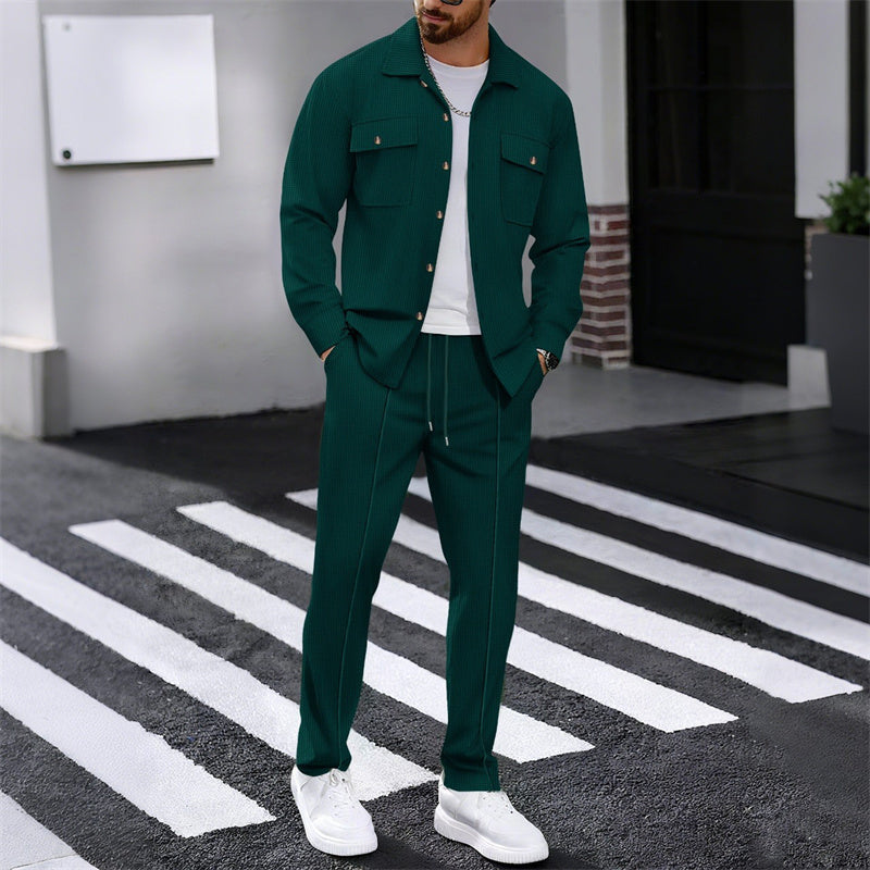 HÉCTOR™ | Conjunto de Punto de Lujo con Corte Amplio y Diseño Exclusivo