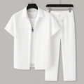 ALDO™ | Conjunto de Lino para Hombre — Camisa y Pantalón Estilo Italiano